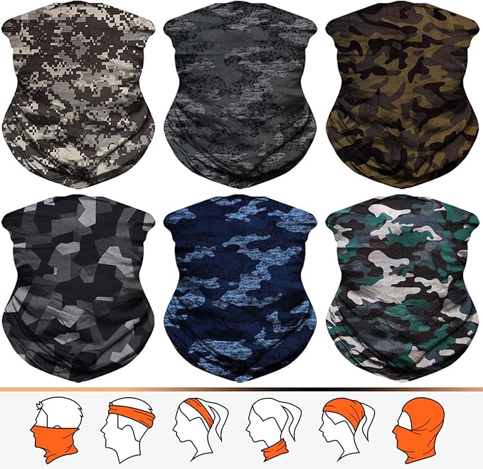 JOEYOUNG Headwear, Bandana, Neck Gaiter Head Wrap Headband Balaclava Magic Scarf