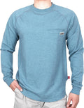TICOMELA FR T-Shirt, Flame Resistant, Stretch Fit, Hidden Pocket, 6oz Crew Neck Work Shirt for Men 100% Cotton