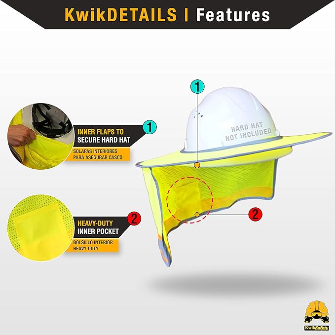 KwikSafety - Charlotte, NC - Hard Hats [Full Brim, Cap Style, Climbing Style] Type 1, Class C ANSI OSHA