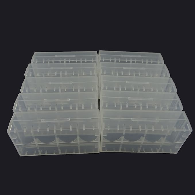 Gocomcom Honbay Pack of 10 Battery Storage Case/Box/Organizer/Holder for 18650 or CR123A Battery