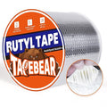 TAPEBEAR Butyl Tape 4inch x16feet, Aluminum Duct Sealing Tape Waterproof Sealant Repair Tape for RV Roof, Boat and Pipe Sealing, Glass & EDPM Roof Leak Patching