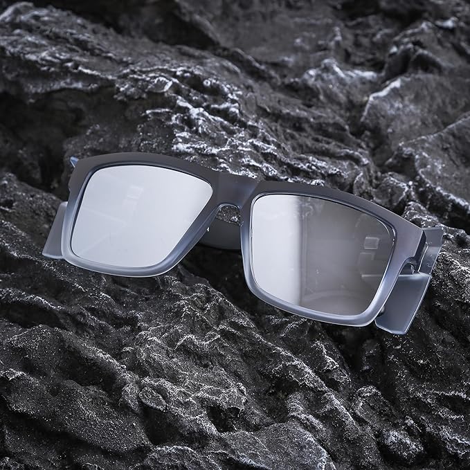 ANSI Z87 Safety Sunglasses UV400 Polarized Removable Side Shields Durable Protective Eyewear Construction