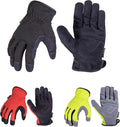 SKYDEER 3-Pairs Pack Durable Leather Work Gloves for Gardening and General Work (SD8810/L)