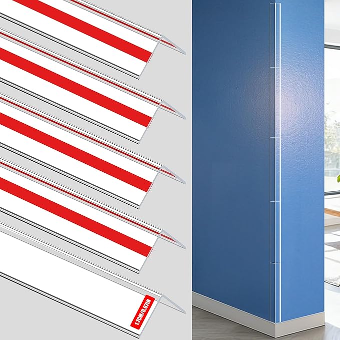 Clear Corner Protectors –Mini Self-Adhesive Baby Proofing Safety Bumpers for Walls, Furniture, Cabinets & Desks – Freely Spliced to Meet Your Needs (5PCS, 1.7x40.6cm/0.67x16in)