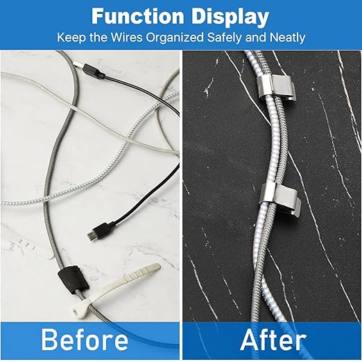 altivox Trailer Frame Wire Clips, 304 Stainless Steel Clips 200 Pcs Metal Cable Clips Double Wire Trailer Wire Clips Wire Clamps for PV Wiring Boat Cable, Boat Trailer