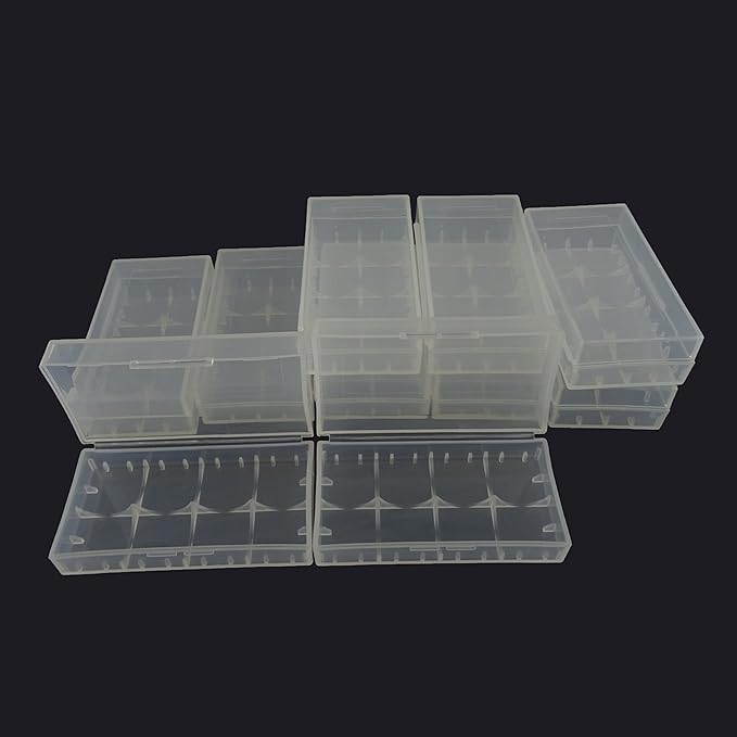 Gocomcom Honbay Pack of 10 Battery Storage Case/Box/Organizer/Holder for 18650 or CR123A Battery