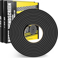 Butyl Rubber Tape Headlight Glue Sealant Rope 14.8Ft Diameter 8mm Putty Foam Strip Caulk Sealer for Automotive (Car RV Truck Marine) Window Door Windshield Sealing - Black, 2 Rolls
