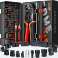 SOMELINE Micro-Fit 3.0 Connector Crimping Tool Kit, 2-16 Pin Dual Row Male & Female Housings, 28-18 AWG Terminal, 2 Pin Extractors & 32-20 AWG Crimper, Compatible with Molex, for PC, 3D Printers & DIY