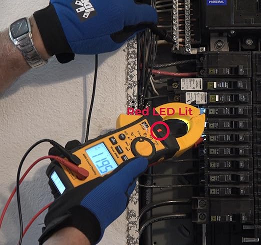 Ideal Electrical 61-747 TightSight 400 Amp 600-Volt Digital Truerms AC/DC Clamp Meter