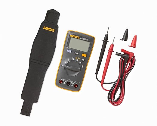 Fluke 107 AC/DC Current Handheld Digital Multimeter, Gray