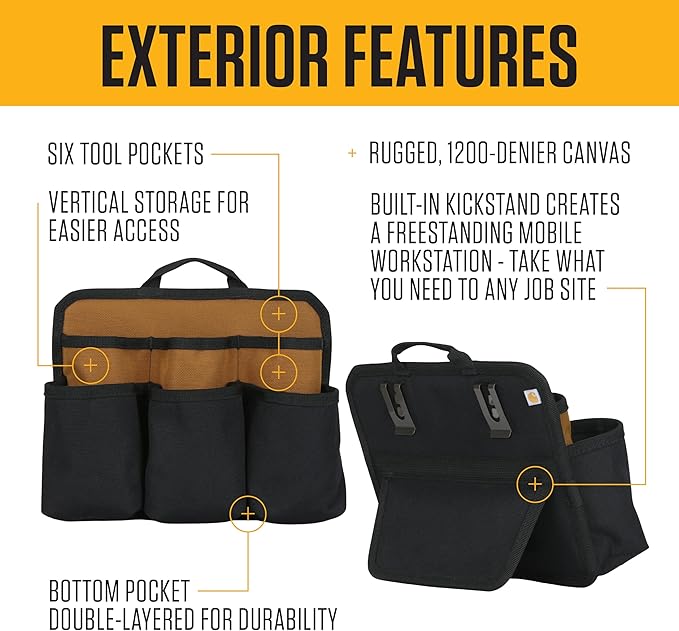 Carhartt Station Tool Pouches, Durable Organizer, Compatible with all Station Tool Bags, Large