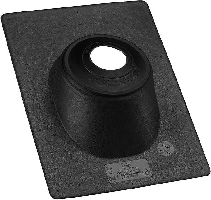 Oatey 3 in. to 4 in. Thermoplastic All-Flash No-Calk 12 in. x 16 in. Base Roof Flashing