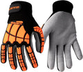 Safety Work Gloves for Men Women, Impact Work Gloves, Cut Resistant Gloves with TPR, Touchscreen Nitrile Grip Gloves
