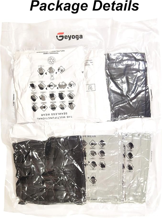 Geyoga Neck Gaiter Bandana Face Mask Summer UV Protection Cooling Breathable Face Mask Neck Scarf Balaclava for Men Women