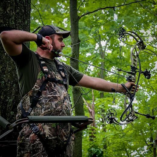 Malta Hunting Safety Ultralight Tree Stand Safety Harness Kit Set, TrueTimber Patterns, Multi-Sizes (Strata Camo, XXXLarge)