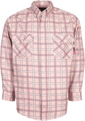 KONRECO FR Shirts for Men Fire Resistant Button Down Work Shirt 100% Cotton 6.5oz Lightweight Welding Shirts