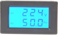 Digital AC Voltmeter AC 80-300V Frequency Counter 45.0-65.0Hz LCD Display Voltage Frequency 2 in 1 Meter Tester