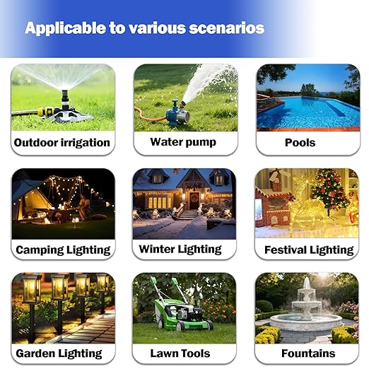 Small Outdoor Electrical Box,Waterproof Extension Cord Cover(Inner 7.3 * 5.1 * 1.6 inch) Weatherproof Connection Box w/4 Cable Entry Protect for Plug,Connector,Festive Light (1 PCS, Black)