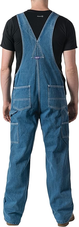 Big Smith Men's Stonewashed Bib Overall