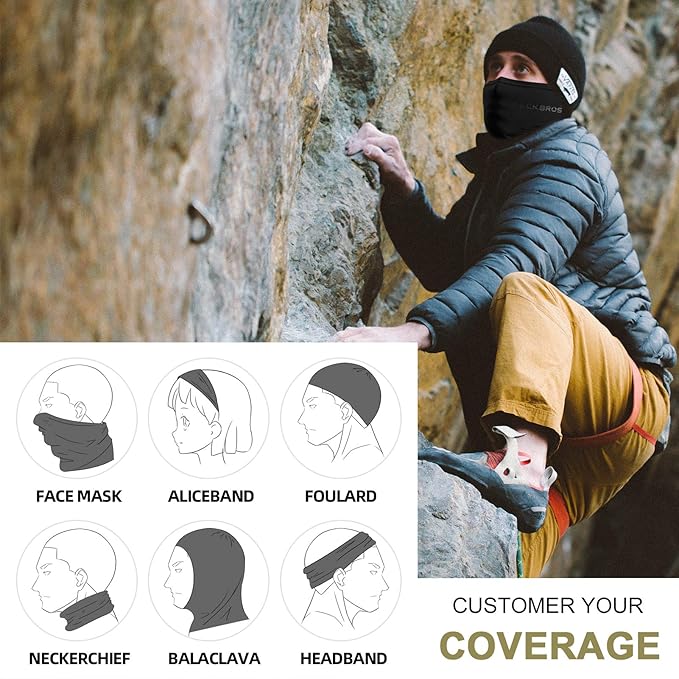 ROCKBROS Cooling Neck Gaiter Bandana Face Mask for Men Neck Gaiters Summer Half Face Scarf Cover Sun UV Protection