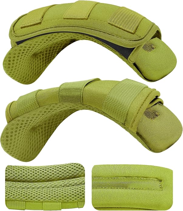 ZINMARK 2Pcs Thick Cushioned Shoulder Pads, Anti-Slip Design and Breathable Mesh Pads for Shoulder Strap,Soft and Comfortable