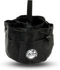 Graintex 18 Pockets Grab Bag Rip-stop Canvas Drawstring Closure, Small Part Organizer Pouch, Small Tools, Screws, Parts, Parachute Tool Bag for Efficient Storage - Black