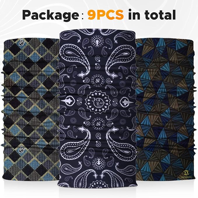 JOEYOUNG Headwear, Bandana, Neck Gaiter Head Wrap Headband Balaclava Magic Scarf