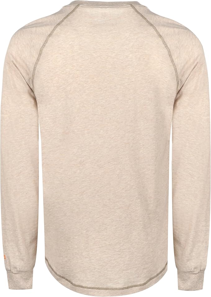 VATRENUS FR Shirts 4oz Lightweight Flame Resistant Henley 100% Cotton Men's Pre-Washed Fire Retardant Base Layer