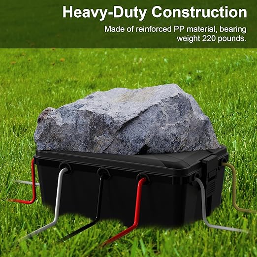 Large Outdoor Electrical Box Waterproof 12.8 x 8.2 x 5 in, IP54 Waterproof Extension Cord Cover Outlet Box, Weatherproof Connection Box for Electronics Outside, Power Strip, Light, Plug
