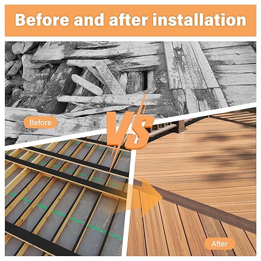 Joist Tape for Decking - 2''50', 2 Rolls Weather Resistant Deck Seal