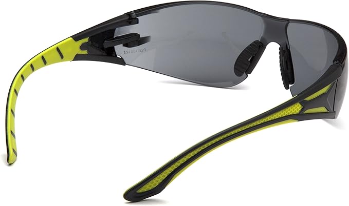 Pyramex Endeavor Plus Safety Glass Black/Gray Frame With Foam Padding Clear H2MAX Anti-fog Lens
