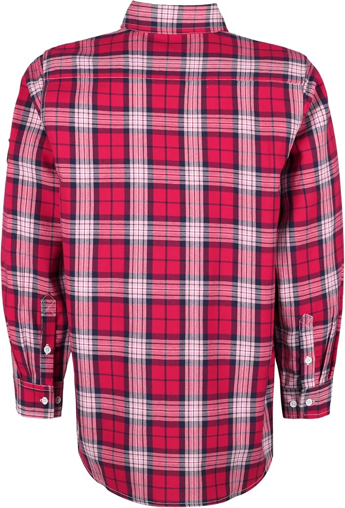 BOCOMAL FR Shirts for Men Flame Resistant Light Weight NFPA2112 Fire Retardant Welding Shirt Water & Oil Repellent Finish