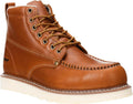 Golden Fox Work Boots 6" Men's Moc Toe Wedge Comfortable Boot for Construction