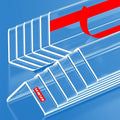 MONOID Wall Corner Protectors Clear 31.5" - Baby Safety Edge Guards (12 Pack)