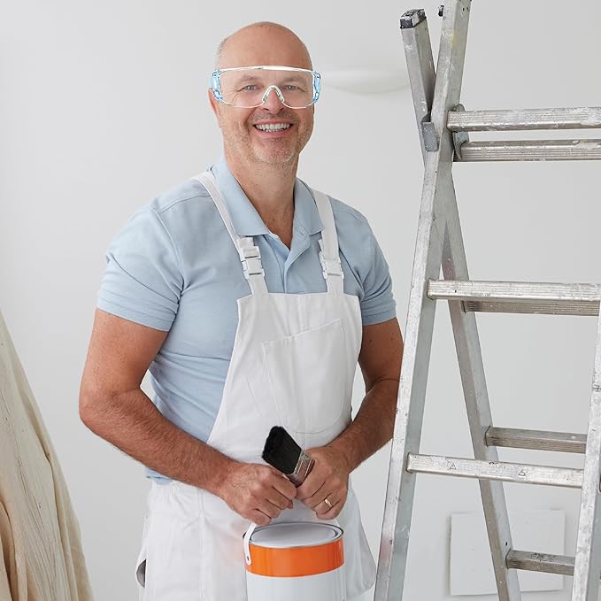 UNCO- Safety Goggles Over Glasses, Protective Goggles, Anti Fog, Work, Safety Glasses Over