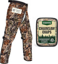 FORESTER Chainsaw Chaps for Men & Women | Apron-Style Chaps with Pocket & Adjustable Waist | Chainsaw Safety Equipment