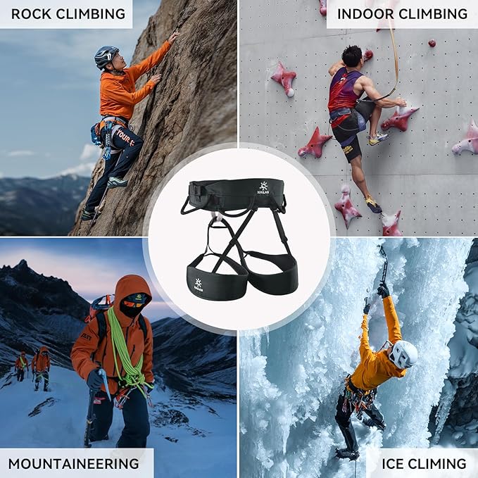 KAILAS Airo Rock Climbing Harness Men Roofing Harnesses Rescue Mountaineering Safety Belt Women Comfortable Lightweight