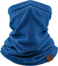 ACUSHLA 100% Merino Wool Neck Gaiter for Men & Women Ski Face Mask Winter Scarf Neck Warmer All Weather, Midweight Maple Leaf