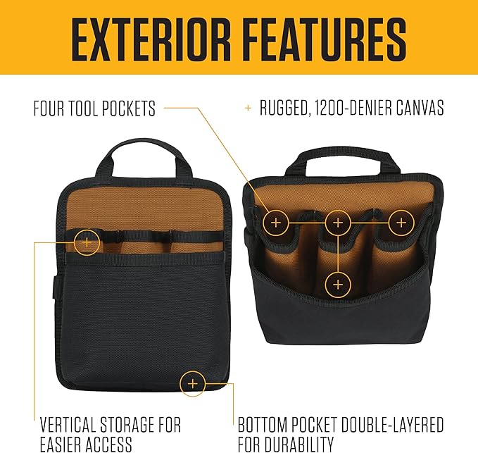 Carhartt Station Tool Pouches, Durable Organizer, Compatible with All Station Tool Bags, Medium