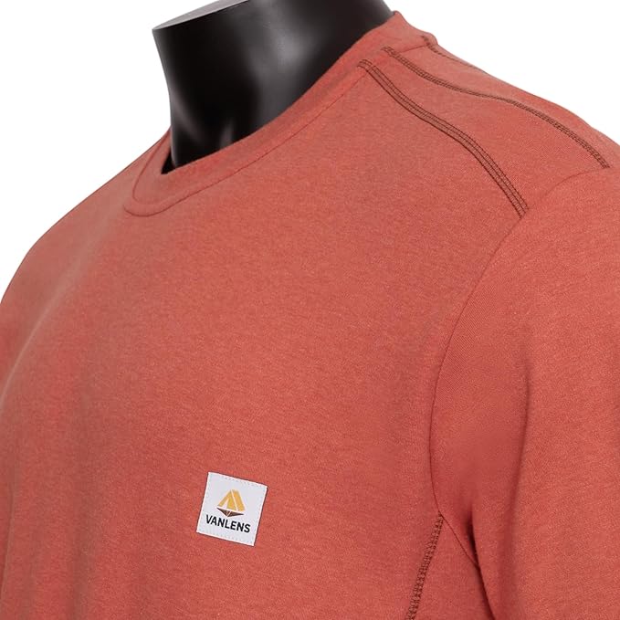 FR Shirts for Men CAT2/HRC2 6.5oz Lightweight Fire Resistant Shirts for Men Long Sleeve Crewneck T-Shirt