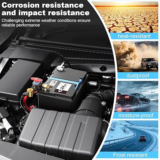 Battery Disconnect Switch, Heavy Duty Battery Shut Off Switch, Can Rotate 180, General High Current Master Battery Power Cut Isolator Kill Switch, Battery Kill Switch for Car, RV and Boat (Upgraded)