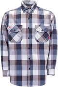 TICOMELA FR Shirts for Men Flame Resistant/Fire Retardant Shirt NFPA2112 7.5oz Men's Welding Shirt
