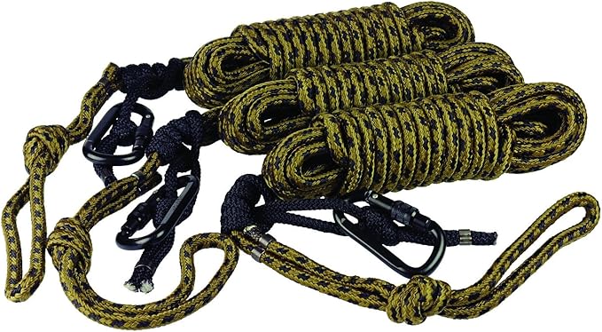 Hunter Safety System Lifeline – Treestand Safety Rope System with Ground-to-Stand Fall Protection & Silent Climbing