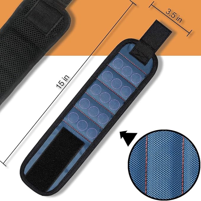 Magnetic Wristband Gifts for Birthday Father's day Christmas, Unique Tool for Holding Screws Gadgets Gift for Men, Dad, Husband, Boyfriend, Handyman mechanics