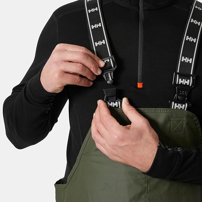 Helly Hansen Workwear Gale Waterproof Mens Bib Overalls Made from Heavy-Duty Protective Polyester/Polyurethane for Mobility