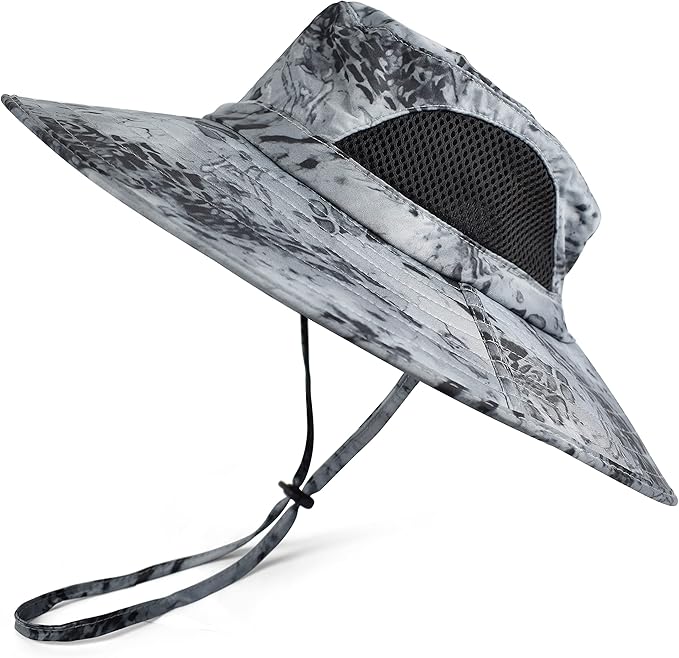 EINSKEY Wide Brim Sun Hat, UPF 50+ UV Protection Waterproof Packable Bucket Hat for Men & Women, Fishing Hiking Beach Garden