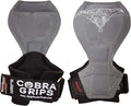 Cobra Grips Flex Model Weight Lifting Gloves Heavy Duty Straps Alternative Power Lifting Hooks for Deadlifts with Padded Wrist Wrap Support Bodybuilding