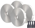 Butyl Seal Putty Tape Grey 1 Inch x 30 Feet(4 Pack),Leak Proof Butal Tape for RV Repair, Window, Boat Sealing, Glass and EDPM Rubber Roof Patching