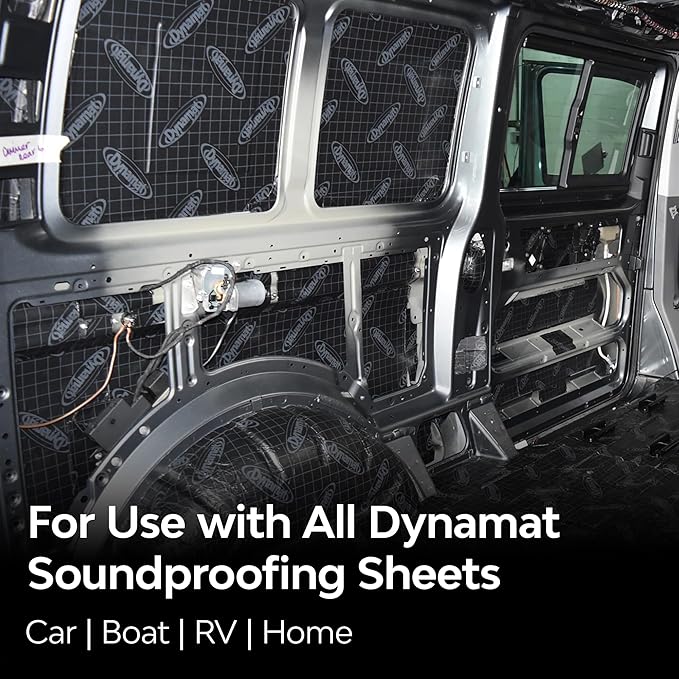Dynamat DynaTape: Aluminum Finishing Tape for Use with Dynamat Sound Deadening & Car Insulation Material – Heavy-Duty Sealant Tape for Seams, Butyl Rubber, Wires – 1.5” in x 30 ft Roll