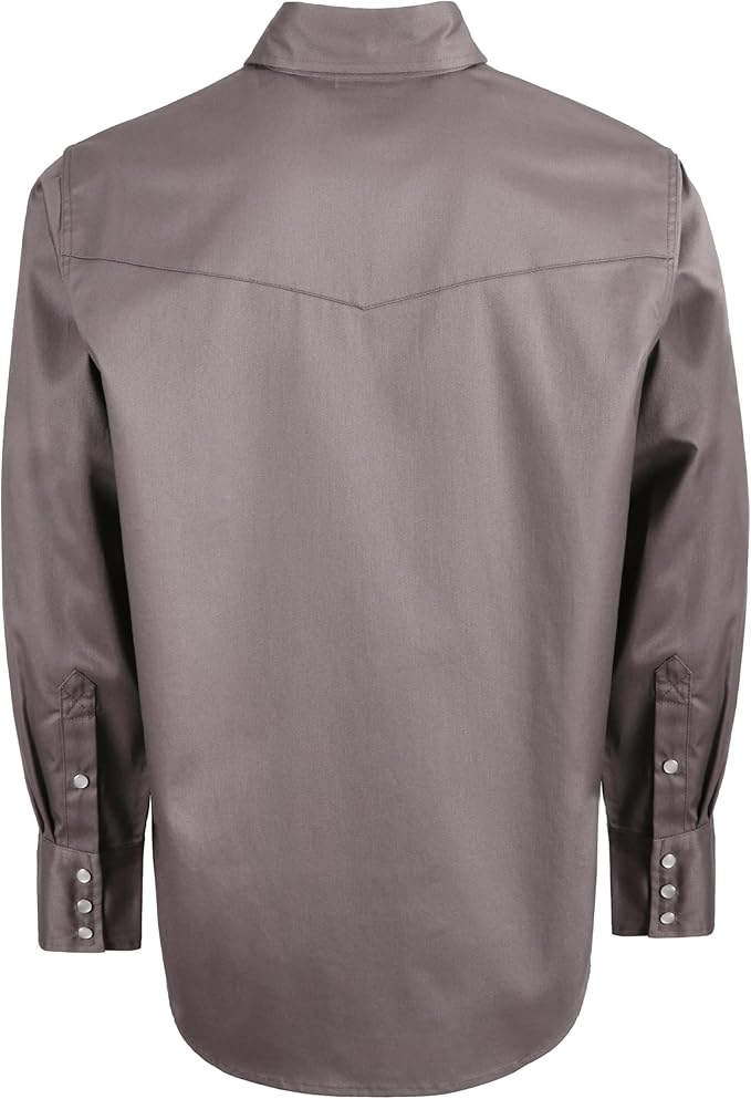 KONRECO FR Shirts for Men 6.5oz Lightweight Work Uniform Flame Resistant Welding Shirt/Water & Stain Repellent
